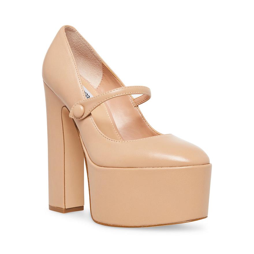 Steve Madden PRISILA Mary Jane Női Platform Cipő Blush | 278SUIMVT