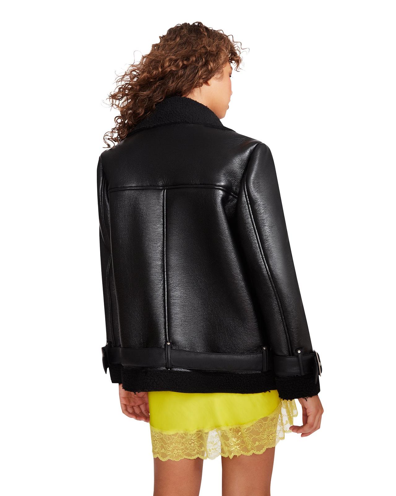 Steve Madden QUINN JACKET Női Kabát Fekete | 786KFCMXI