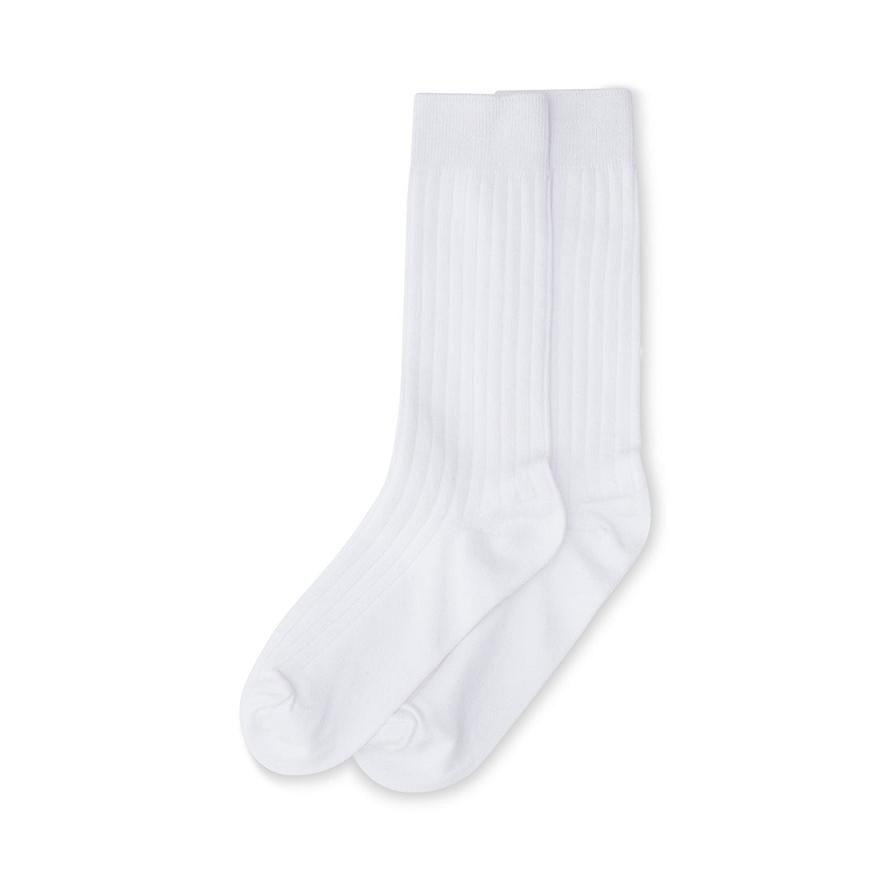 Steve Madden RIBBED CREW SOCKS Női Zokni Fehér | 342LXSGTD