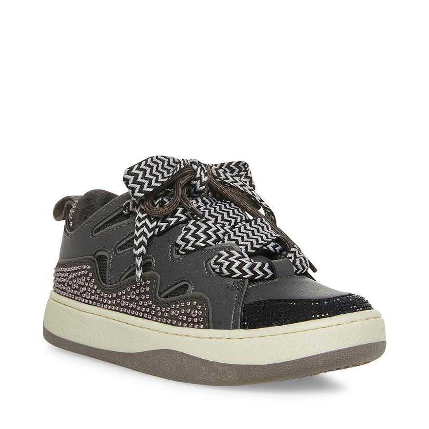 Steve Madden ROARING Sneakers Női Sneaker Fekete Színes | 012UBKFWM