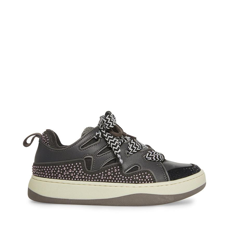 Steve Madden ROARING Sneakers Női Sneaker Fekete Színes | 012UBKFWM