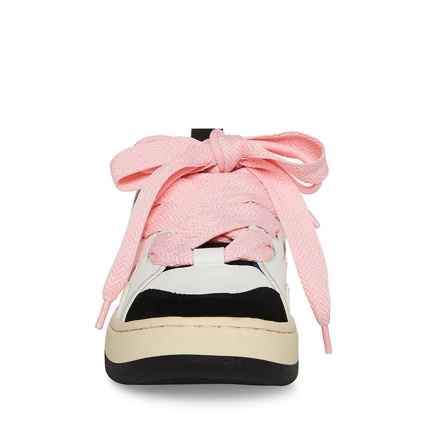 Steve Madden ROARING Sneakers Női Sneaker Fekete Fehér | 273GAUBXC