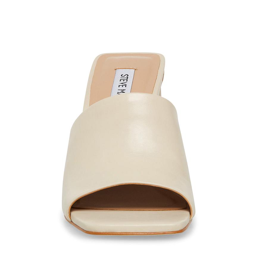 Steve Madden RONNIE Női Mule Cipő Bone | 379YXFBOA