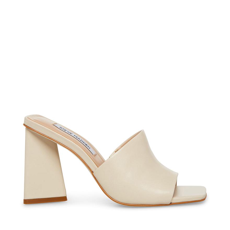 Steve Madden RONNIE Női Mule Cipő Bone | 379YXFBOA