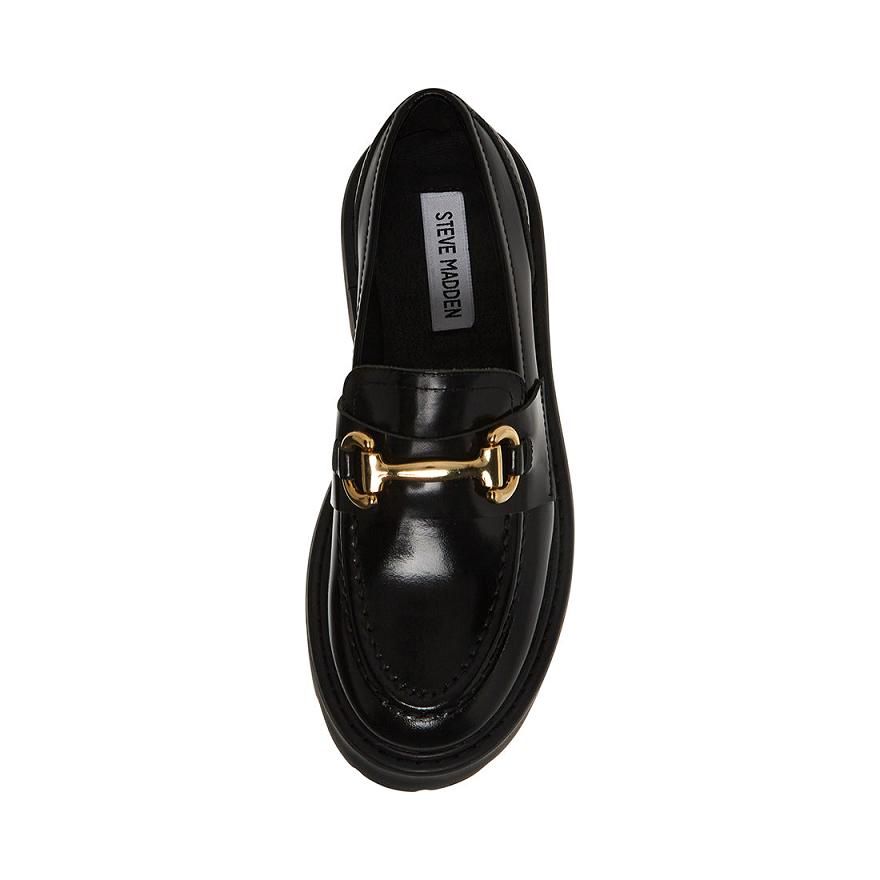 Steve Madden ROUX Női Loafer Cipő Fekete | 435SDCUOI