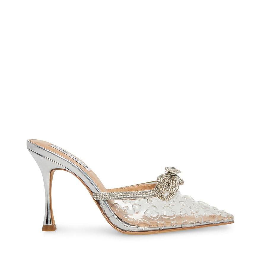 Steve Madden ROYAL Női Mule Cipő Clear | 806AWMXOU