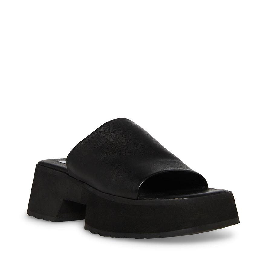 Steve Madden SAMMIE Női Papucs Fekete | 057ILEUPB