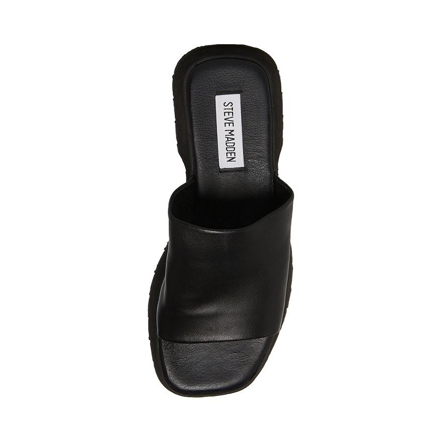 Steve Madden SAMMIE Női Papucs Fekete | 057ILEUPB