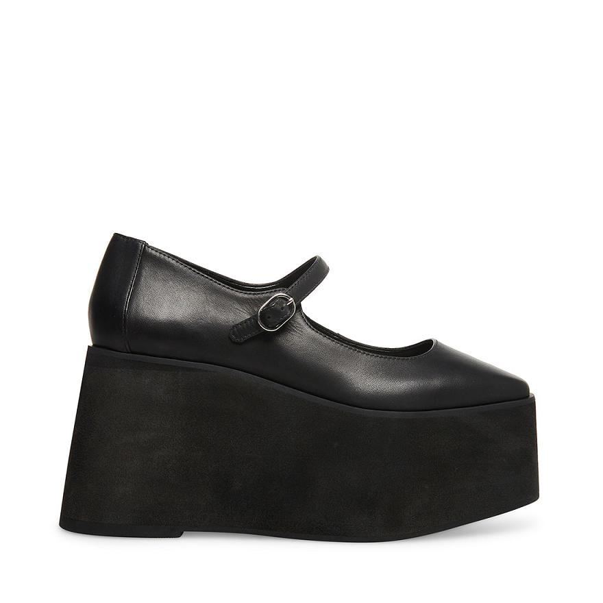 Steve Madden SASHA Mary Jane Női Platform Cipő Fekete | 852IUQHFB