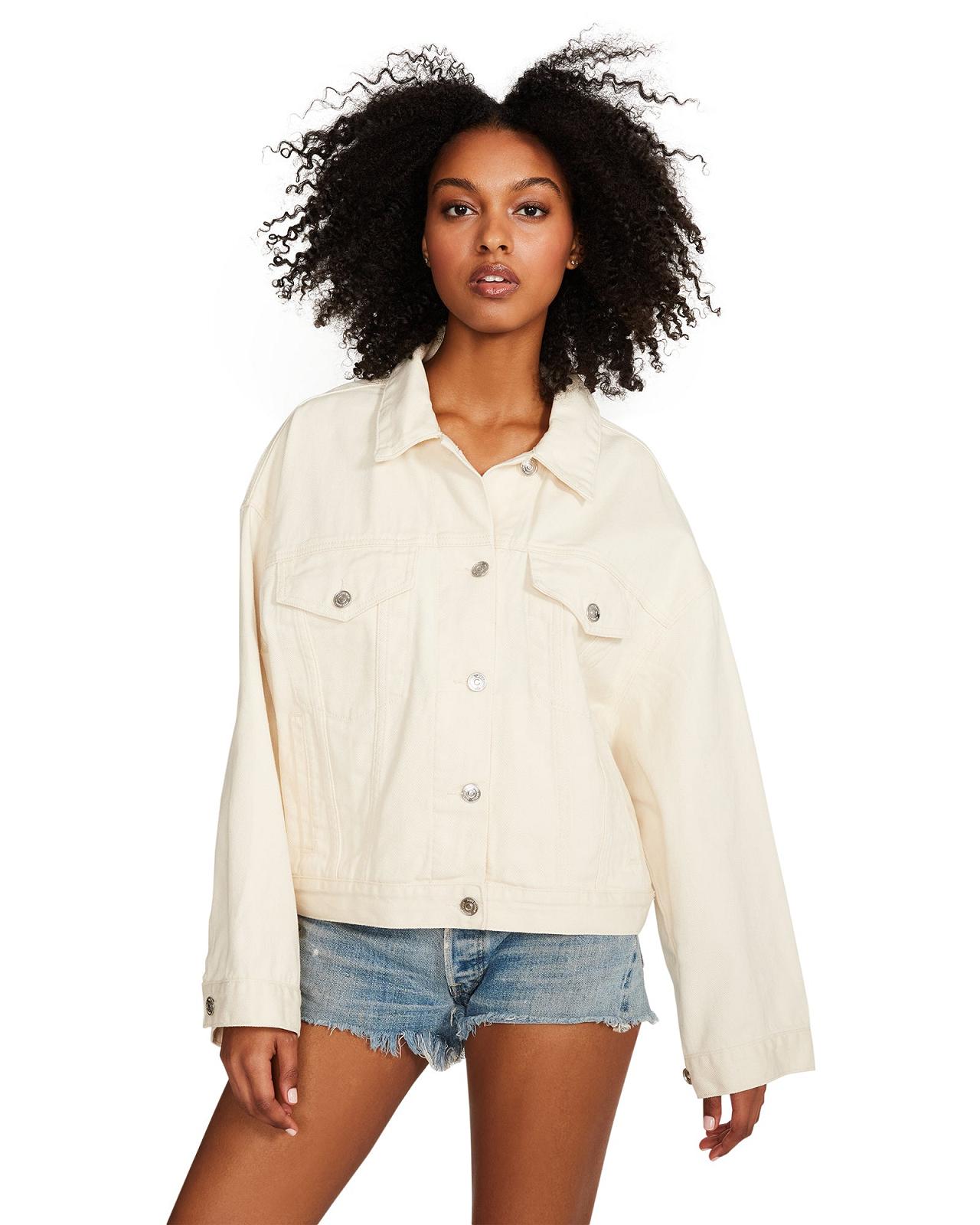 Steve Madden SIENNA JACKET Női Kabát Krém | 089NHXDPK