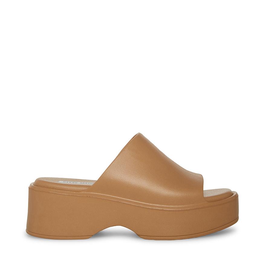 Steve Madden SLINKY-J Női Papucs Barna | 168DSQWBT