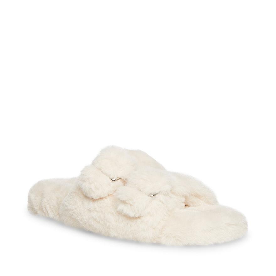 Steve Madden STAYCATION Női Papucs Bone | 098EFDROA