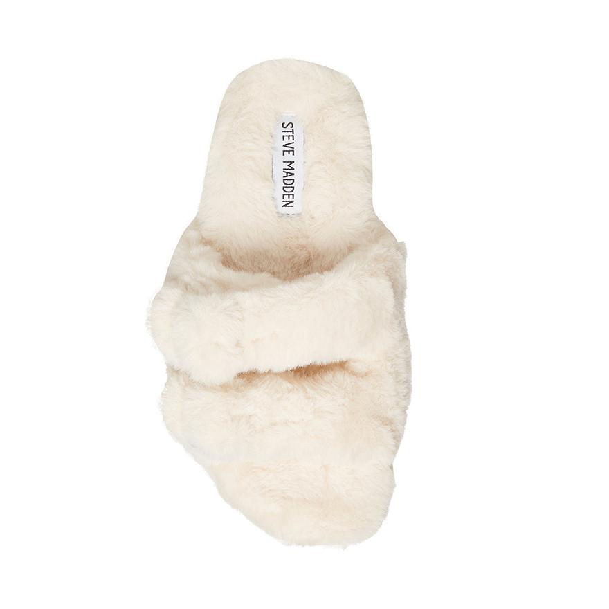 Steve Madden STAYCATION Női Papucs Bone | 098EFDROA