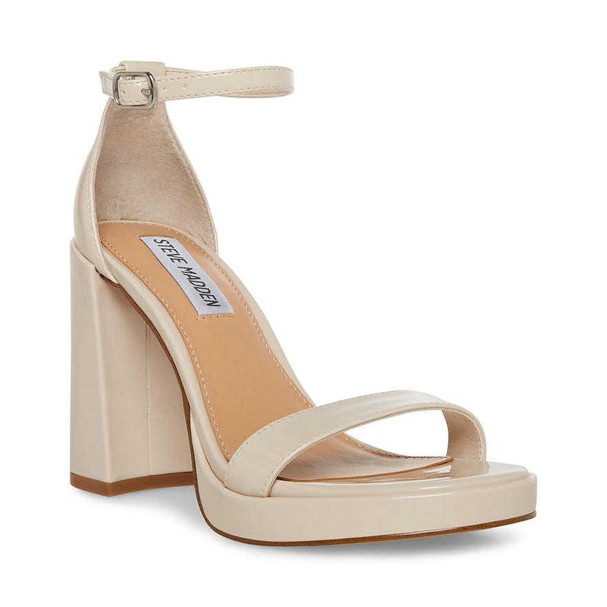 Steve Madden SUSAN Női Magassarkú Bone Patent | 907AODNLX