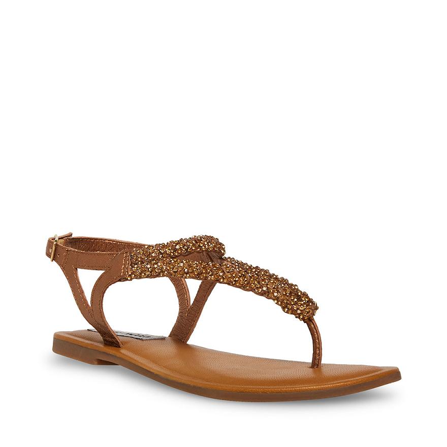 Steve Madden SYDNEY-R Női Szandál Bronze | 462NELFAW