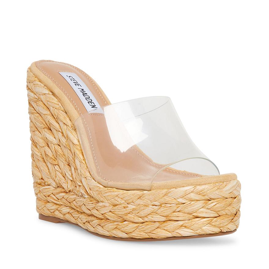 Steve Madden TABITHA Női Mule Cipő Clear | 453ICOMXQ