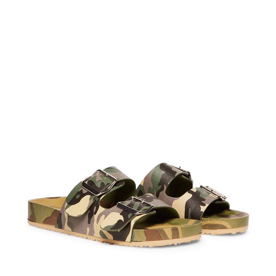 Steve Madden TEDDY-T Női Szandál Camo | 301BTPWYN