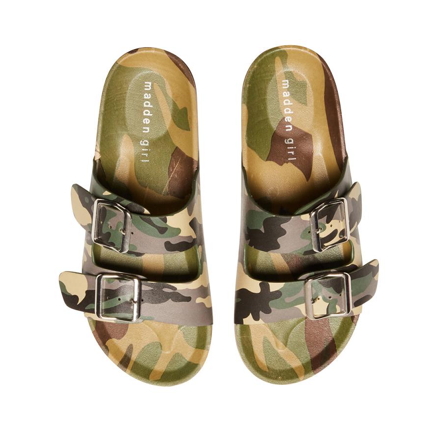 Steve Madden TEDDY-T Női Szandál Camo | 301BTPWYN