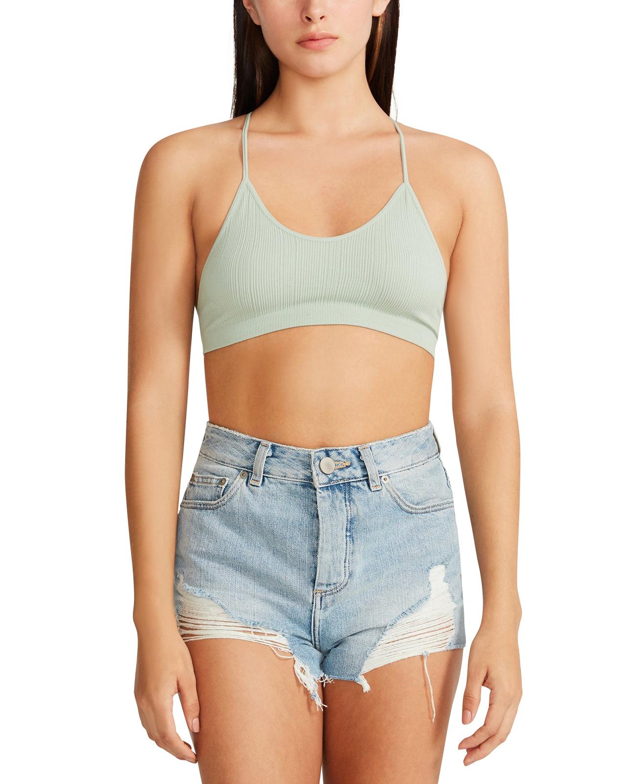 Steve Madden THE ELLA MESH BRALETTE Női Felsők Zöld | 089YVRFLQ