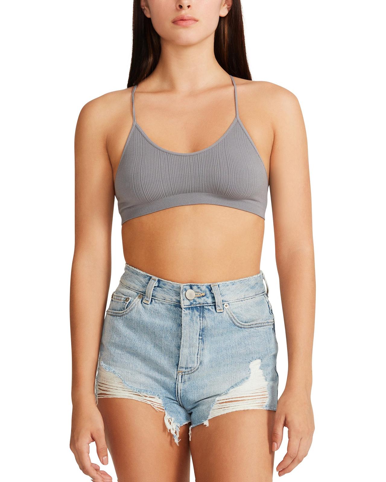 Steve Madden THE ELLA MESH BRALETTE Női Felsők Szürke | 147WLKEQV