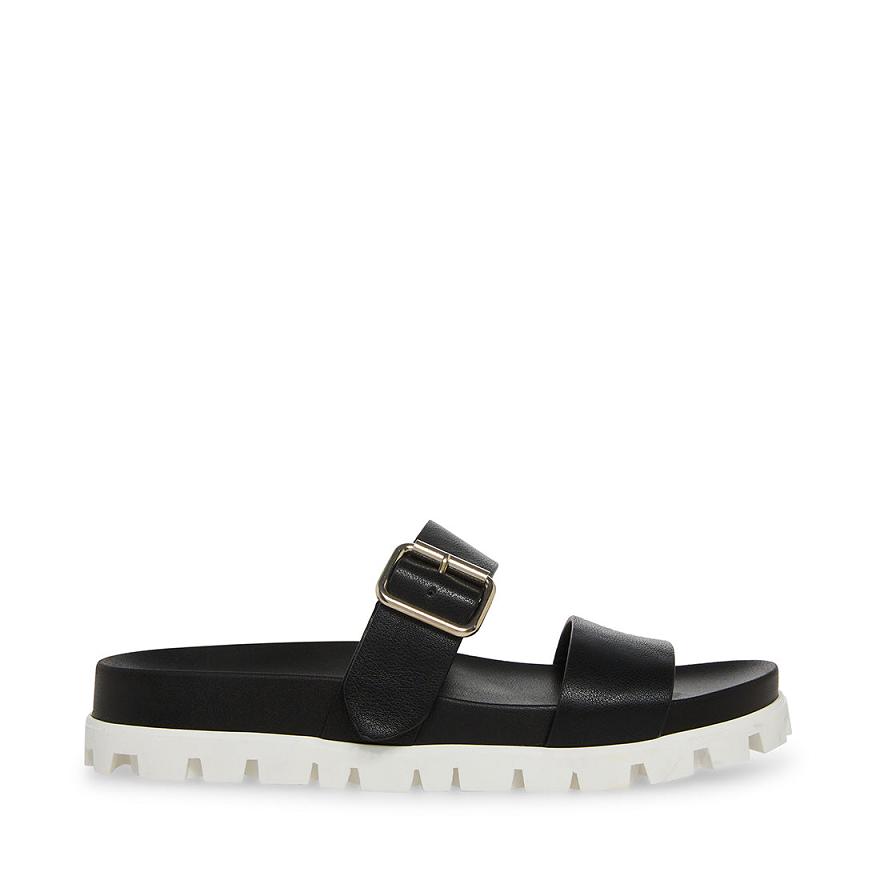 Steve Madden TILDEN Női Papucs Fekete | 364CTPSBG