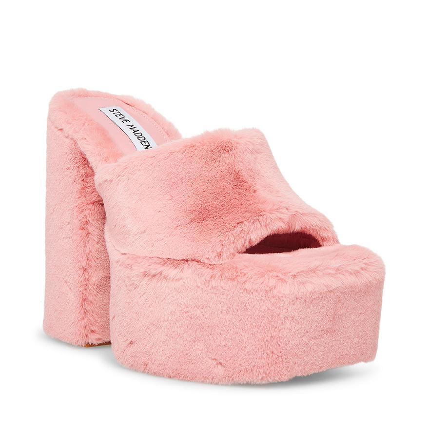 Steve Madden TRIXIE-F Női Mule Cipő Rózsaszín | 169IBKWSH