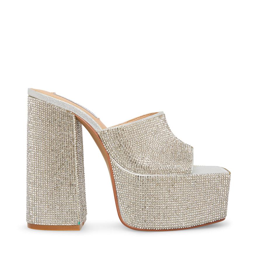 Steve Madden TRIXIE-R Női Mule Cipő Szürke | 062ITLZDC