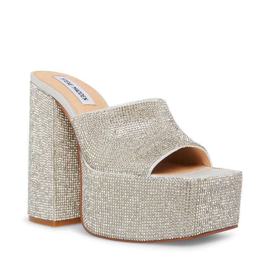 Steve Madden TRIXIE-R Női Mule Cipő Szürke | 062ITLZDC