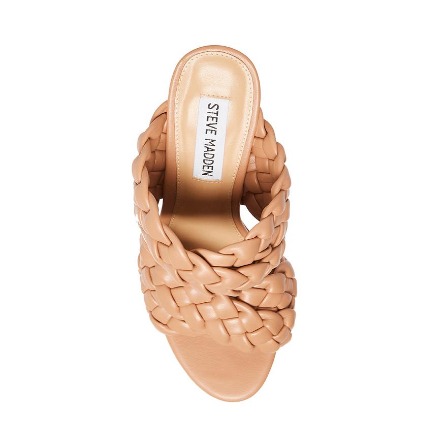 Steve Madden TWISTED Női Mule Cipő Barna | 571GLDQCN