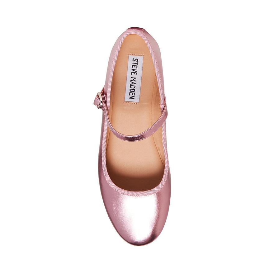 Steve Madden VIOLETTE Női Balerina Cipő Metal | 209CPXRAW