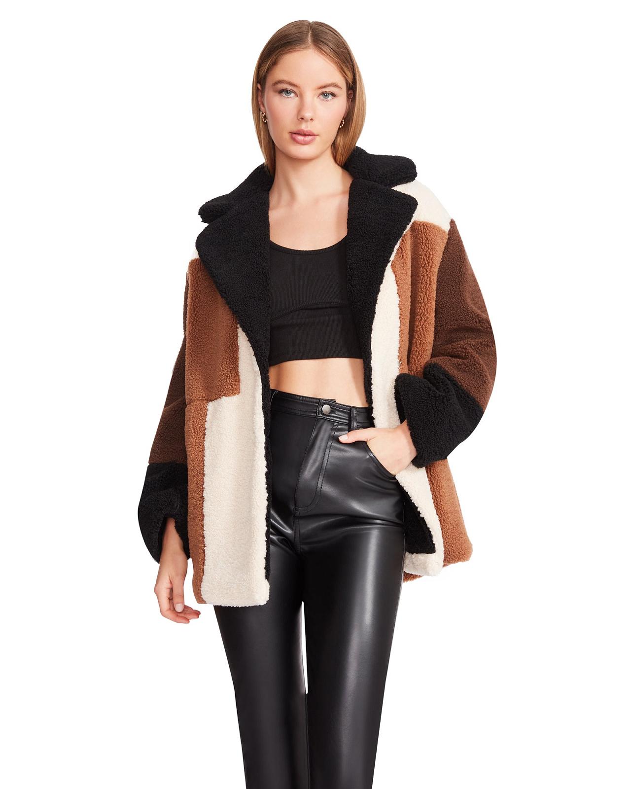 Steve Madden WILLOW JACKET Női Kabátok Fehér | 568EVMWYF