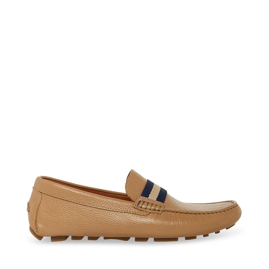 Steve Madden BAZ Férfi Loafer Cipő Barna | 593YWDKUS