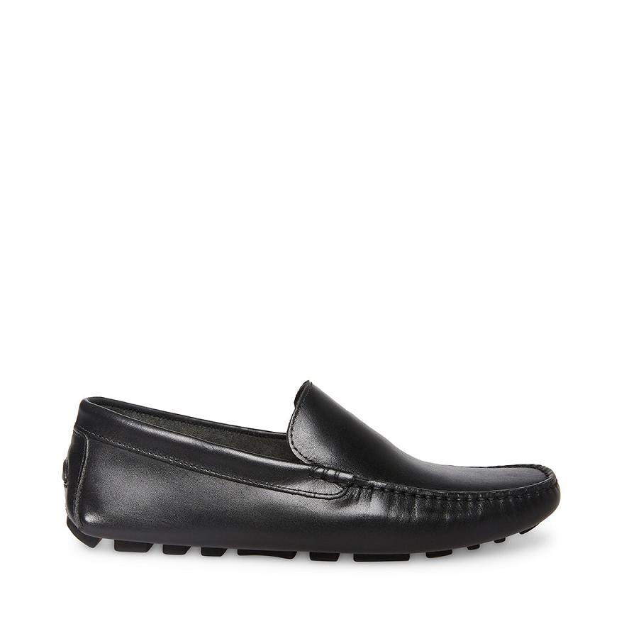 Steve Madden BERGAMO Férfi Loafer Cipő Fekete | 035VFZCXK