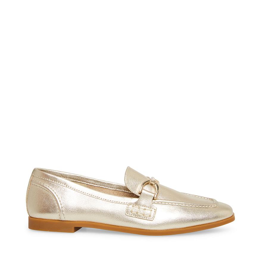 Steve Madden CARRINE Női Loafer Cipő Arany | 491DUFTRP