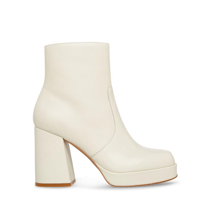 Steve Madden ENZO Női Bokacsizma Bone | 742NZMCDJ