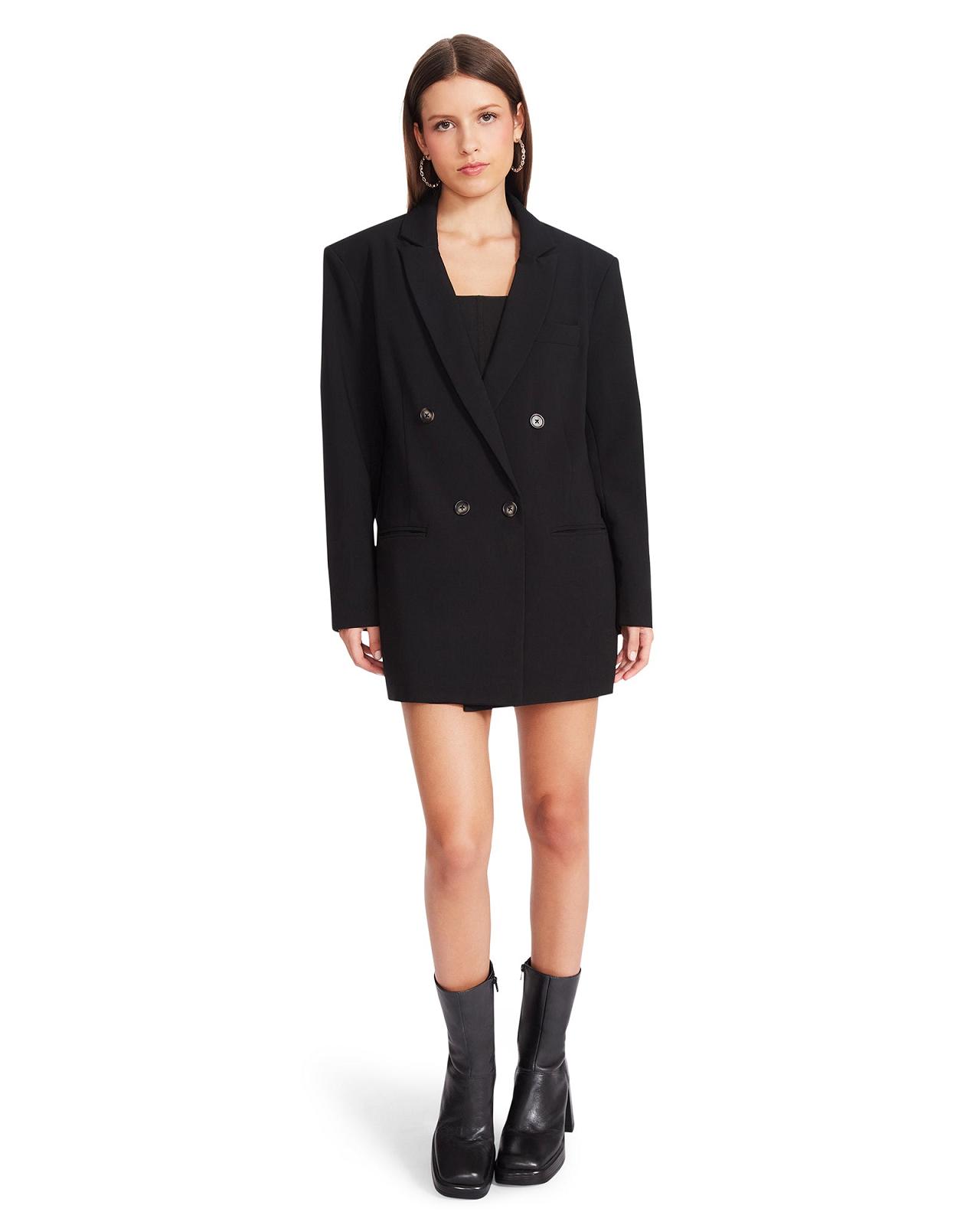 Steve Madden ISABELLA BLAZER Női Blézerek Fekete | 693BWTNZK