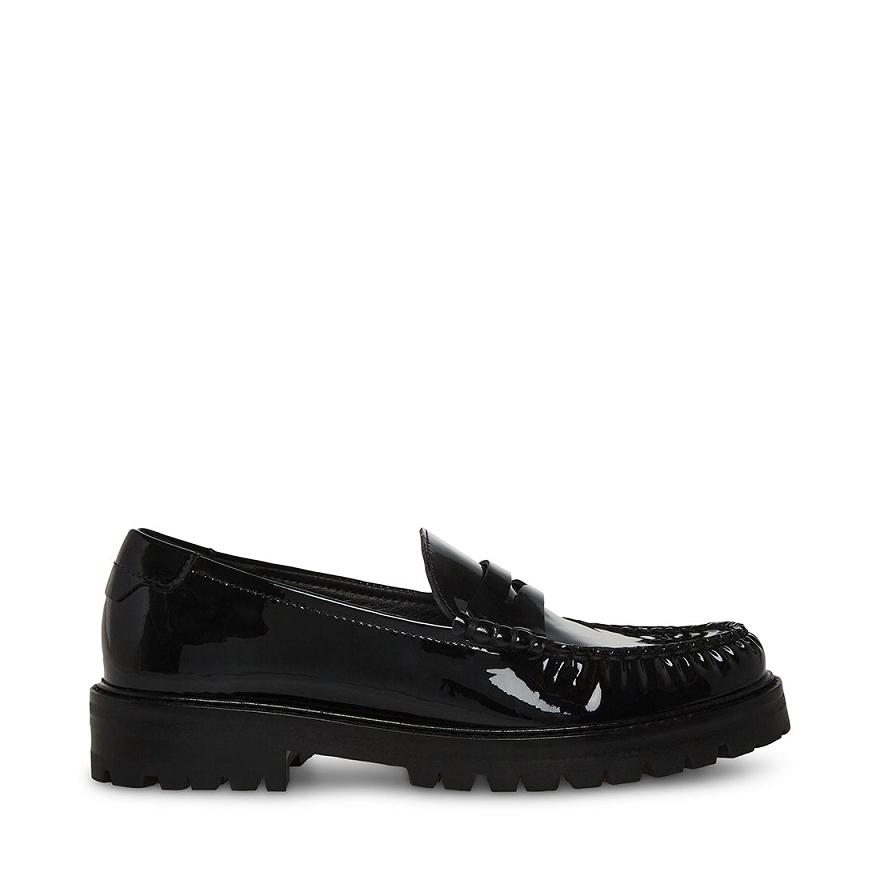 Steve Madden MADELYN Női Loafer Cipő Fekete | 384KGQMWZ