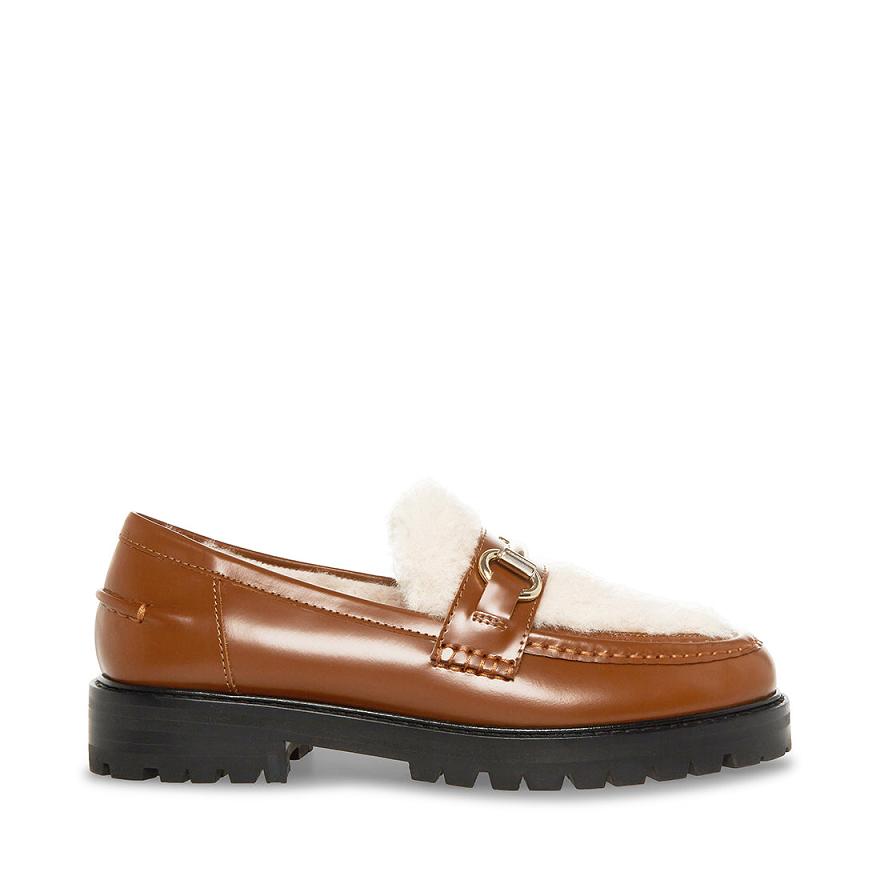 Steve Madden MARIANNA Női Loafer Cipő Barna | 671HEPCOB