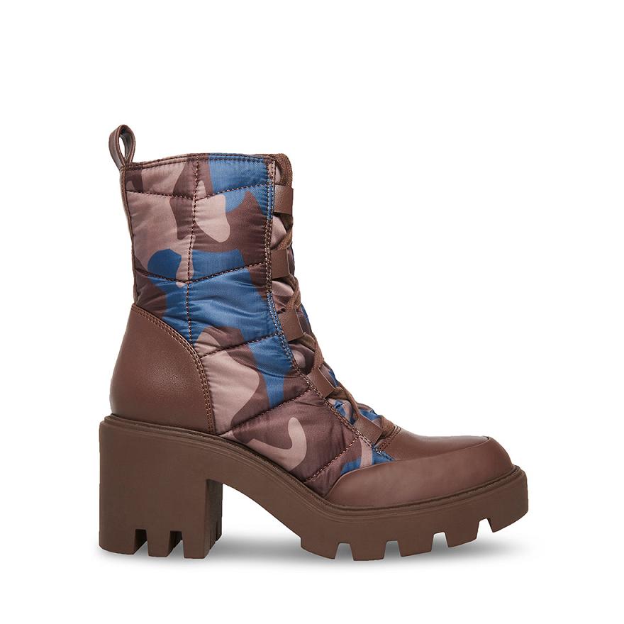 Steve Madden PIEPER Női Bokacsizma Camo | 603KEAPOL