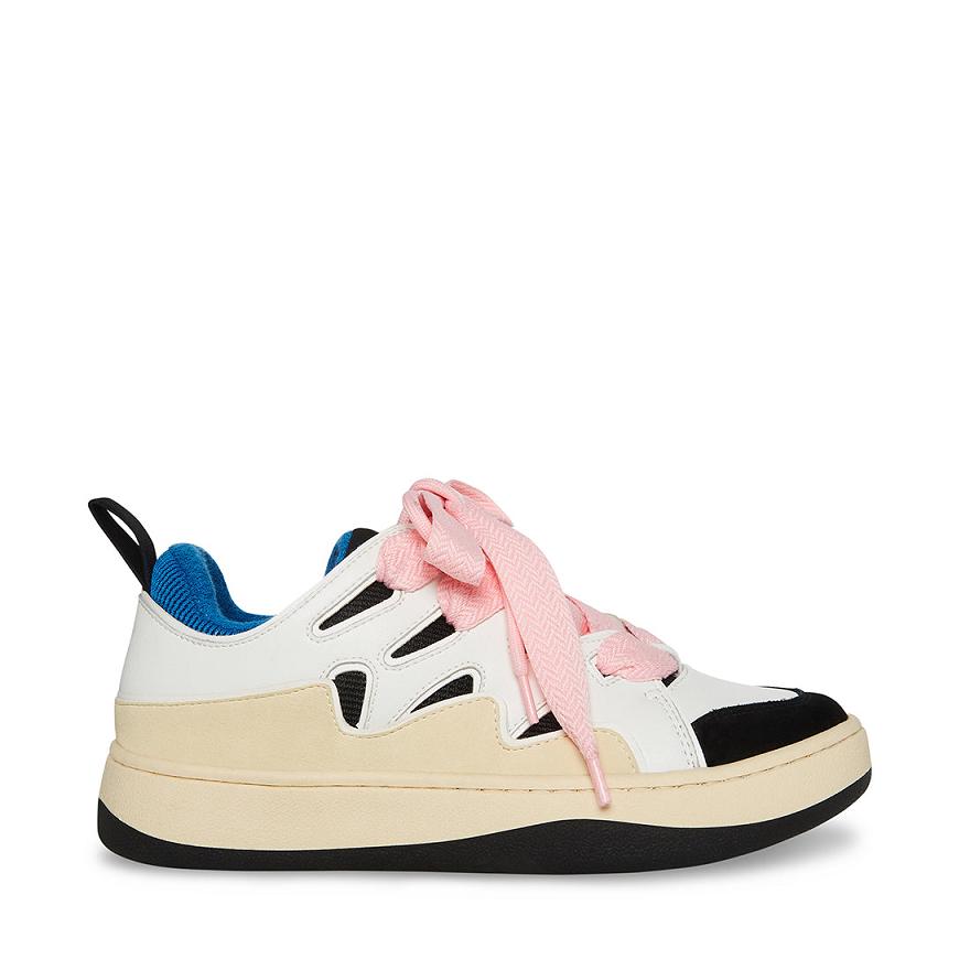 Steve Madden ROARING Sneakers Női Sneaker Fekete Fehér | 273GAUBXC