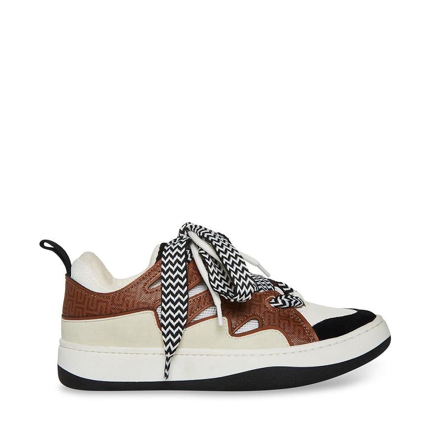 Steve Madden ROARING Sneakers Női Sneaker Barna Színes | 861DRIZNP