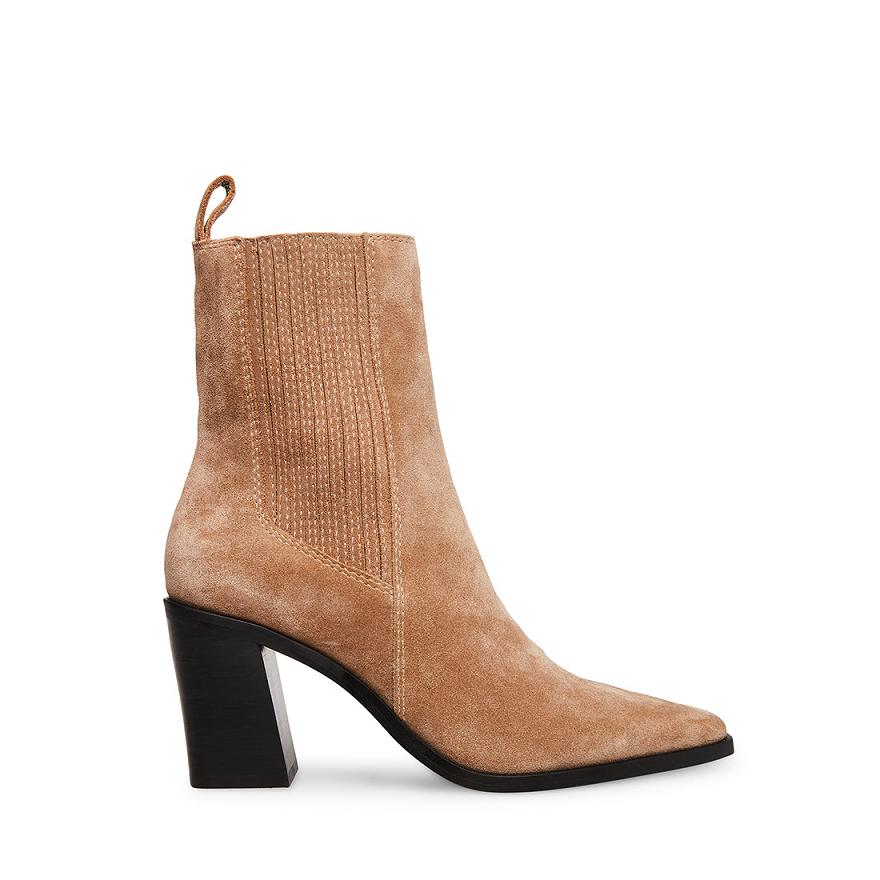 Steve Madden SHAWNA Női Bokacsizma Taupe | 584PFXJUV