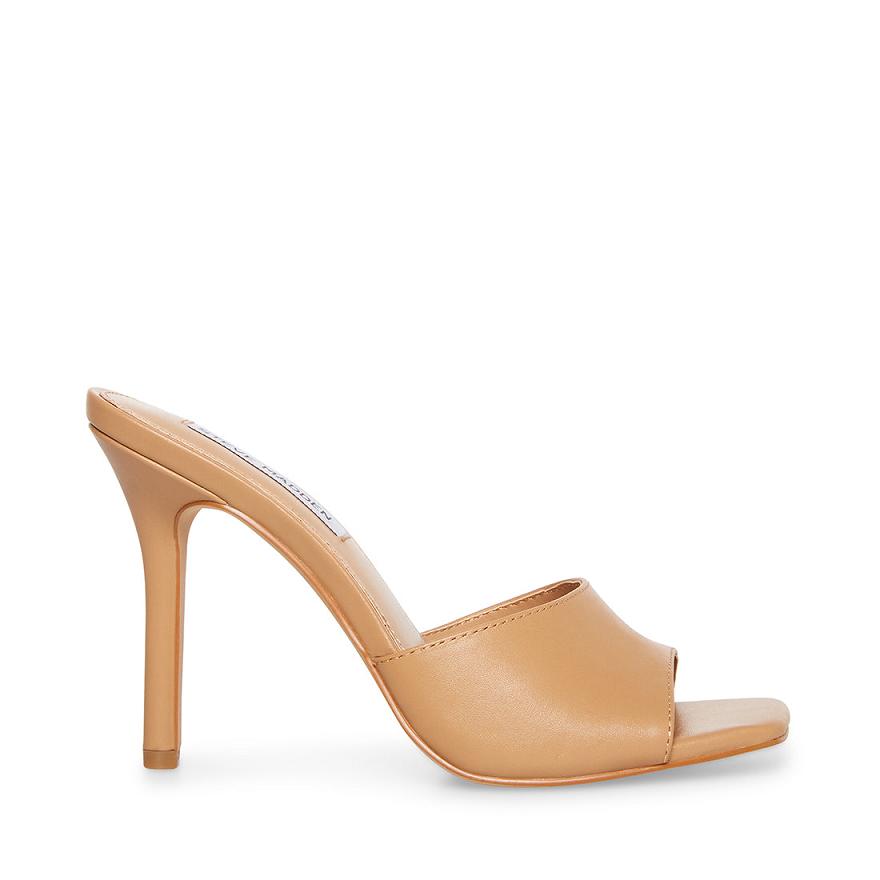 Steve Madden SIGNAL Női Mule Cipő Nude | 780ZQNJXL